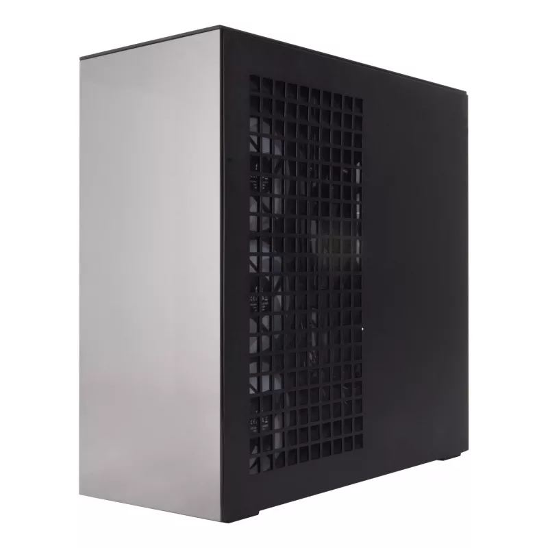 ARCTIC Xtender VG (Mirror Black) Premium E-ATX kompiuterio korpusas su vertikaliu vaizdo plokštės montavimu