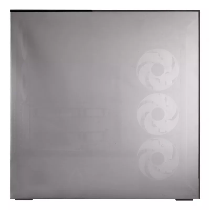ARCTIC Xtender VG (Mirror Black) Premium E-ATX kompiuterio korpusas su vertikaliu vaizdo plokštės montavimu