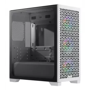 Kompiuterio korpusas Cooler Master Elite 302 White mATX su 3x 120mm ARGB ventiliatoriais