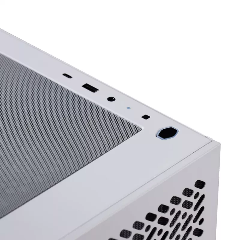 Kompiuterio korpusas Cooler Master Elite 302 White mATX su 3x 120mm ARGB ventiliatoriais