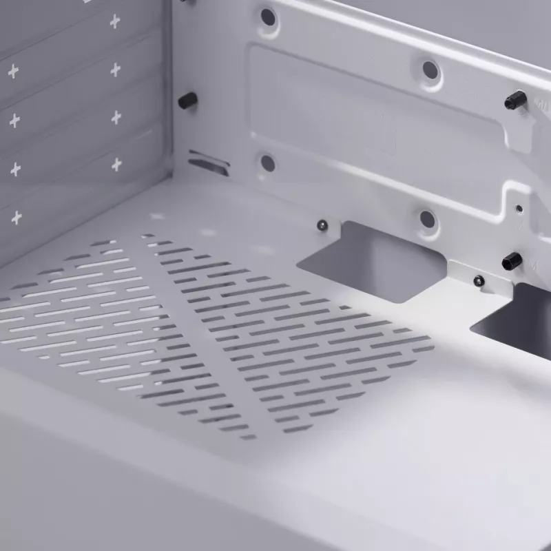 Kompiuterio korpusas Cooler Master Elite 302 White mATX su 3x 120mm ARGB ventiliatoriais