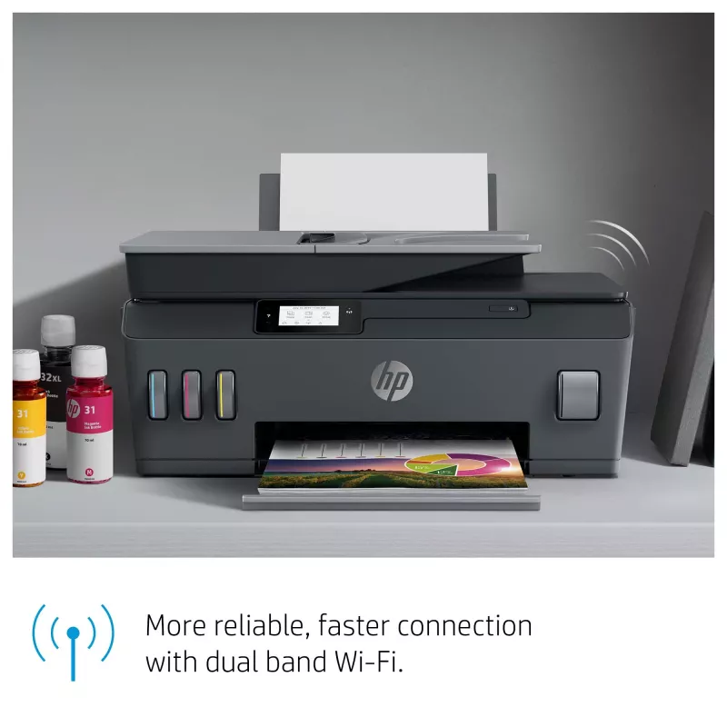 HP Smart Tank Plus 655 belaidis daugiafunkcis spausdintuvas, kopijavimo aparatas, skaitytuvas