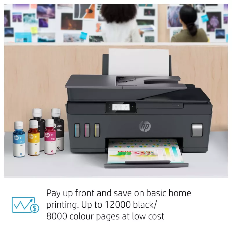 HP Smart Tank Plus 655 belaidis daugiafunkcis spausdintuvas, kopijavimo aparatas, skaitytuvas