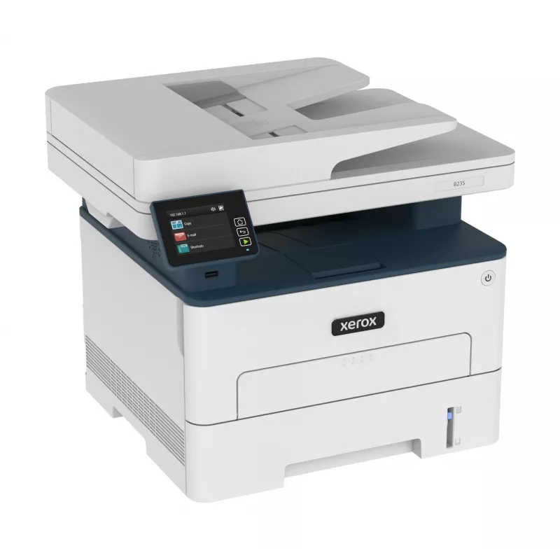 Xerox B235 A4 34ppm belaidis daugiafunkcis spausdintuvas su kopijavimu, skenavimu, faksu, PS3, PCL5e/6, ADF, 2 padėklai, 251 lapas