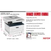 Xerox B235 A4 34ppm belaidis daugiafunkcis spausdintuvas su kopijavimu, skenavimu, faksu, PS3, PCL5e/6, ADF, 2 padėklai, 251 lapas