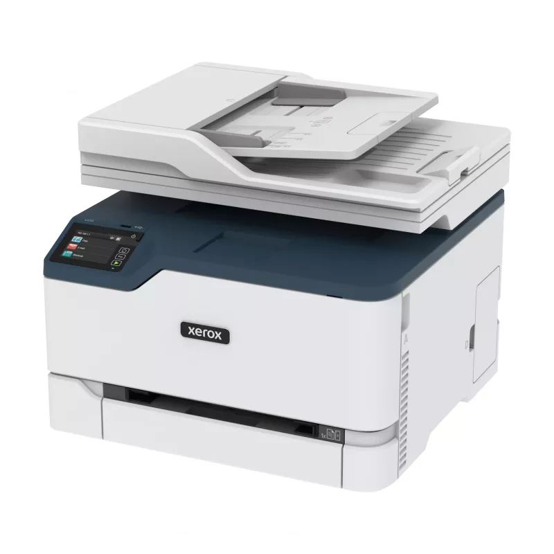 Xerox C235 A4 spalvotas daugiafunkcis spausdintuvas, 22 ppm, belaidis, kopijavimas/spausdinimas/nuskaitymas/faksas, PS3, PCL5e/6, ADF, 2 padėklai, 251 lapas