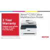 Xerox C235 A4 spalvotas daugiafunkcis spausdintuvas, 22 ppm, belaidis, kopijavimas/spausdinimas/nuskaitymas/faksas, PS3, PCL5e/6, ADF, 2 padėklai, 251 lapas