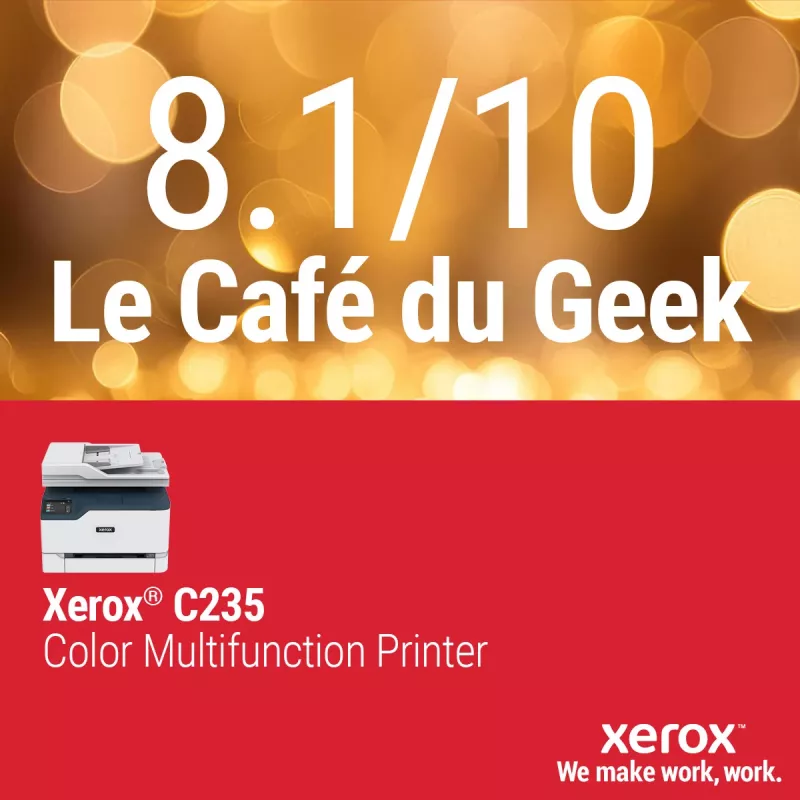 Xerox C235 A4 spalvotas daugiafunkcis spausdintuvas, 22 ppm, belaidis, kopijavimas/spausdinimas/nuskaitymas/faksas, PS3, PCL5e/6, ADF, 2 padėklai, 251 lapas