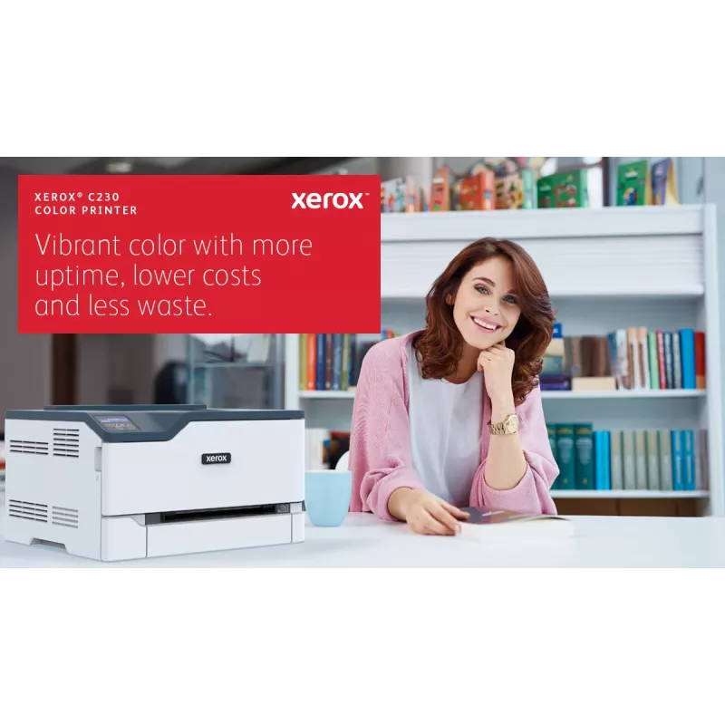 Xerox C230 A4 22ppm belaidis spausdintuvas su dvipuse spauda, PS3, PCL5e/6, 2 padėklai, 251 lapas