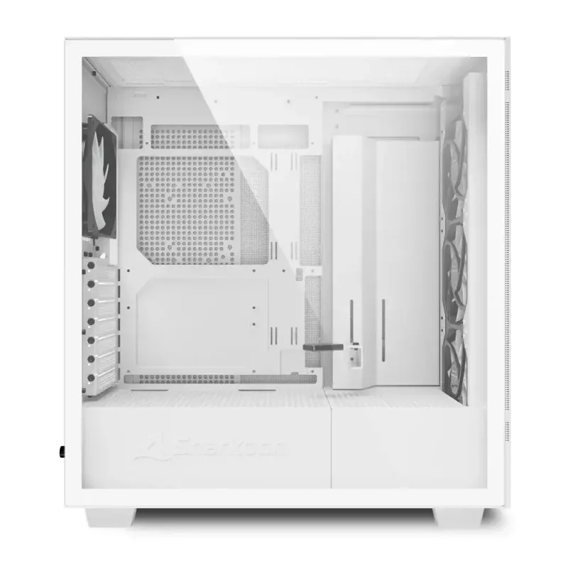 PC korpusas Sharkoon REBEL C50 RGB Full Tower Baltas