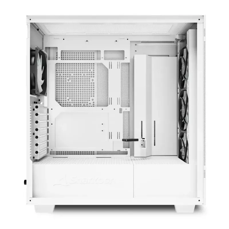 PC korpusas Sharkoon REBEL C50 RGB Full Tower Baltas