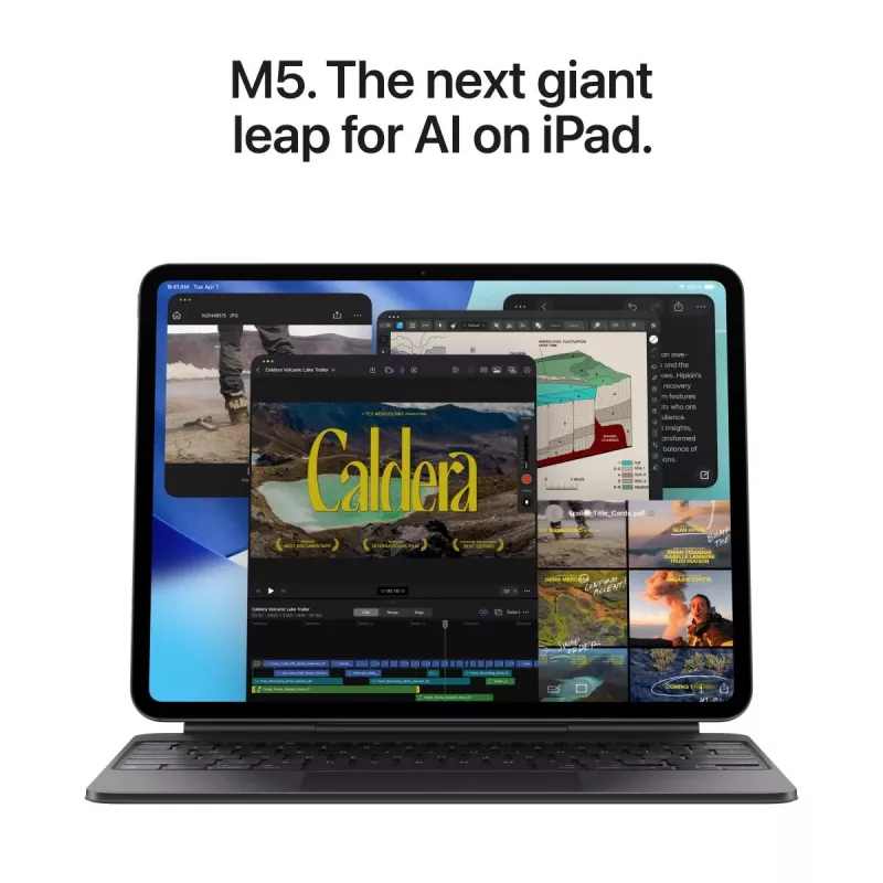 APPLE iPad Pro M5 11 colių Wi-Fi 256GB standartinis stiklas Space Black