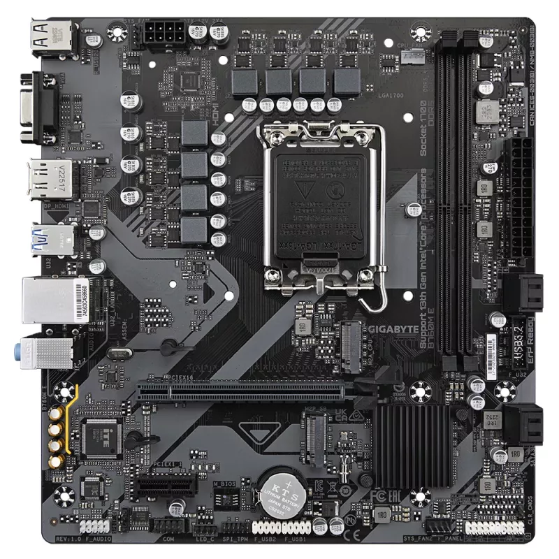GIGABYTE B760M E pagrindinė plokštė
