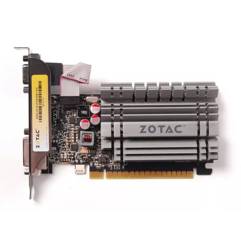ZOTAC GeForce GT 730 4 GB GDDR3 vaizdo plokštė, PCI-E 2.0 x16, DVI/HDMI/VGA, 902 MHz, 2560x1600