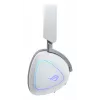 Ausinės ASUS ROG Delta II belaidės ir laidinės, žaidimų, USB Type-C, Bluetooth, baltos