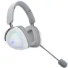 Ausinės ASUS ROG Delta II belaidės ir laidinės, žaidimų, USB Type-C, Bluetooth, baltos