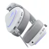 Ausinės ASUS ROG Delta II belaidės ir laidinės, žaidimų, USB Type-C, Bluetooth, baltos