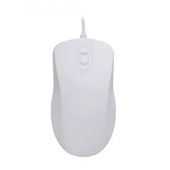 Contour Design Active Key ClassicClean medicininė pelė IP68 5 mygtukai laidinė balta PMH1