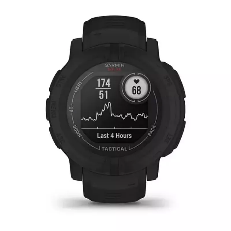 Išmanusis laikrodis Garmin Instinct 2 Solar Tactical Edition juodas