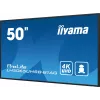 iiyama LH5065UHSB-B1AG Skaitmeninės reklamos ekranas 125,7 cm (49,5 colio) LCD Wi-Fi 800 cd/m² 4K Ultra HD Juodas Įmontuotas procesorius Android 11 24/7