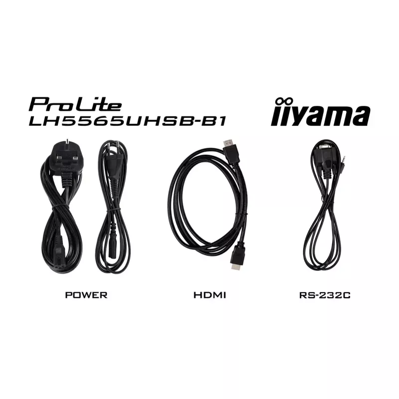 iiyama LH5565UHSB-B1 – 54,6 col. LED ekranas su kiosko dizainu, 4K Ultra HD, 800 cd/m², Android 11, 24/7
