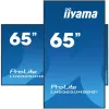 iiyama LH6565UHSB-B1 Skaitmeninės reklamos ekranas Kiosk dizainas 163,8 cm (64,5 colio) LED Wi-Fi 800 cd/m² 4K Ultra HD Juodas Įmontuotas procesorius Android 11 24/7