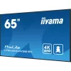 iiyama LH6565UHSB-B1 Skaitmeninės reklamos ekranas Kiosk dizainas 163,8 cm (64,5 colio) LED Wi-Fi 800 cd/m² 4K Ultra HD Juodas Įmontuotas procesorius Android 11 24/7