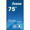 iiyama LH7565UHSB-B1 Signage ekranas su kiosko dizainu 189,2 cm (74,5 colio) LED Wi-Fi 800 cd/m² 4K Ultra HD juodas, integruotas procesorius Android 11, 24/7