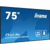 iiyama LH7565UHSB-B1 Signage ekranas su kiosko dizainu 189,2 cm (74,5 colio) LED Wi-Fi 800 cd/m² 4K Ultra HD juodas, integruotas procesorius Android 11, 24/7
