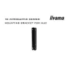 iiyama PROLITE TE7514MIS-B2AG Kiosk dizainas 190,5 cm (75 colių) LCD su Wi-Fi 435 cd/m² 4K Ultra HD juodas liečiamas ekranas su integruotu procesoriumi Android 24/7