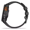 Išmanusis laikrodis GARMIN fēnix 7 Pro Solar Edition — 47 mm korpusas, 1,3 colio MIP jutiklinis ekranas, 32 GB, GPS, Wi‑Fi, Bluetooth, juodas silikoninis dirželis