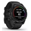 Išmanusis laikrodis GARMIN fēnix 7 Pro Solar Edition — 47 mm korpusas, 1,3 colio MIP jutiklinis ekranas, 32 GB, GPS, Wi‑Fi, Bluetooth, juodas silikoninis dirželis