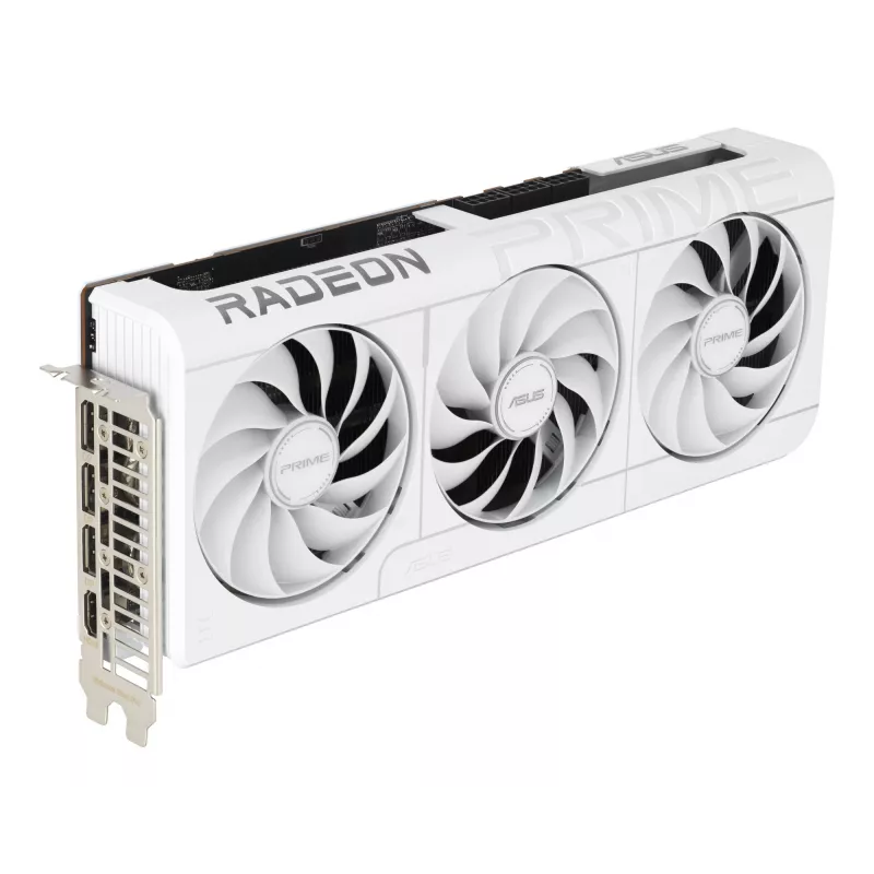 ASUS Prime RX9070XT-O16G-WHITE AMD Radeon RX 9070 XT 16 GB GDDR6 vaizdo plokštė