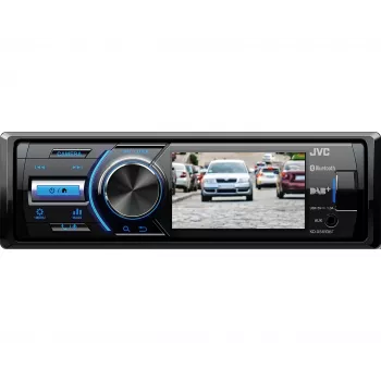 JVC KD-X561DBT automobilinis medijos imtuvas, juodas/mėlynas, 180 W, Bluetooth