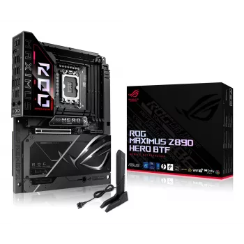 ASUS ROG MAXIMUS Z890 HERO BTF pagrindinė plokštė Intel Z890 LGA 1851 (Socket V1) ATX