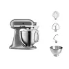 Standinis maišytuvas KITCHENAID ARTISAN 5KSM185PS — 300 W, 4,8 L nerūdijančio plieno dubuo, 10 greičių, sidabrinis