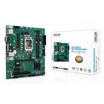 ASUS PRO H610M-C D4-CSM pagrindinė plokštė Intel H610 LGA 1700 micro ATX