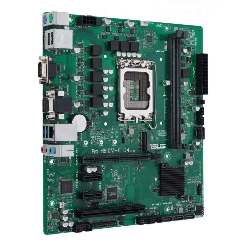ASUS PRO H610M-C D4-CSM pagrindinė plokštė Intel H610 LGA 1700 micro ATX
