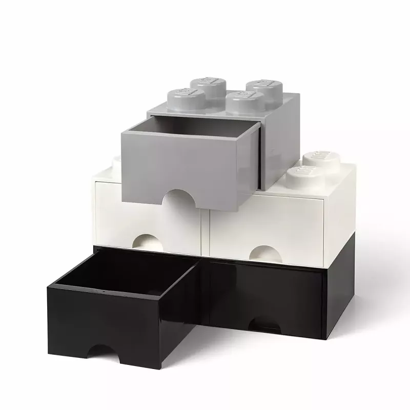 Stalčius LEGO Brick 8, room copenhagen RC40061735, baltas