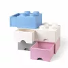 Stalčius LEGO Brick 8, room copenhagen RC40061735, baltas