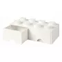 Stalčius LEGO Brick 8, room copenhagen RC40061735, baltas