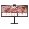 Monitorius AOC CU34E4CW 86,4 cm (34 colių) UWQHD 3440x1440, 120Hz, LED, juodas