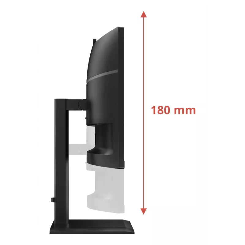 Monitorius AOC CU34E4CW 86,4 cm (34 colių) UWQHD 3440x1440, 120Hz, LED, juodas