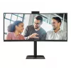 Monitorius AOC CU34E4CW 86,4 cm (34 colių) UWQHD 3440x1440, 120Hz, LED, juodas