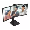 Monitorius AOC CU34E4CW 86,4 cm (34 colių) UWQHD 3440x1440, 120Hz, LED, juodas