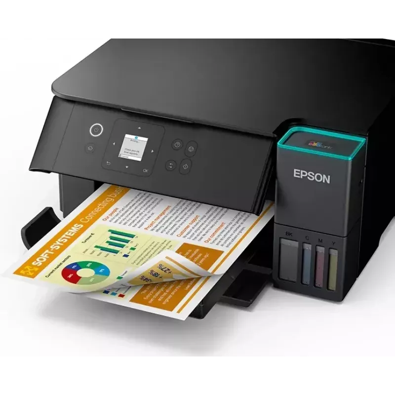 Daugiafunkcis rašalinis spausdintuvas Epson EcoTank ET-2950 — A4, 4800 x 1200 DPI, 33 ppm, Wi‑Fi, dvipusis spausdinimas, spalvotas skenavimas