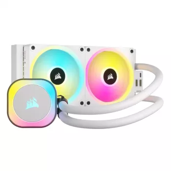 CORSAIR CPU aušintuvas - Icue Link H100I RGB skysčio aušintuvas - Baltas