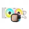 CORSAIR CPU aušintuvas - Icue Link H100I RGB skysčio aušintuvas - Baltas