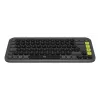 LOGITECH belaidė klaviatūra Pop Icon Keys - Graphite & Green QWERTZ (vokiškas išdėstymas)