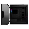 MSI MPG SEKIRA 500X Full Tower kompiuterio korpusas žaidimams 'Juodas, 3x 200mm ARGB + 1x 200mm + 1x120mm ARGB ventiliatoriai, Mystic Light Sync, 8 kanalų ARGB šakotuvas, USB Type-C, grūdinto stiklo plokštės, E-ATX, ATX, mATX, mini-ITX'